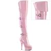 Pleaser - DELIGHT3018 Bottes cuissardes à plateforme - Rose Product image